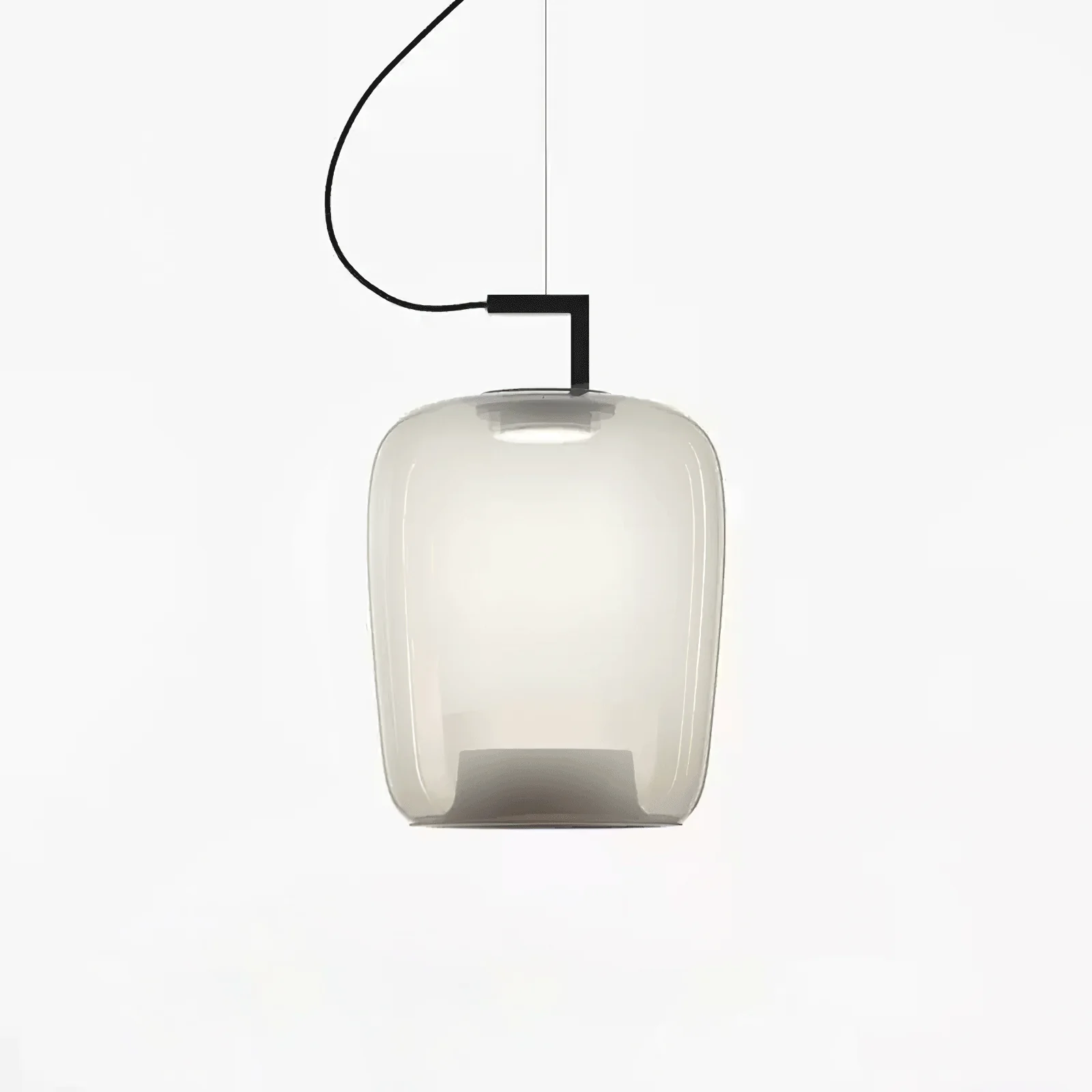 Hailie Modern Round Glass Pendant Light Dining Room Bedroom