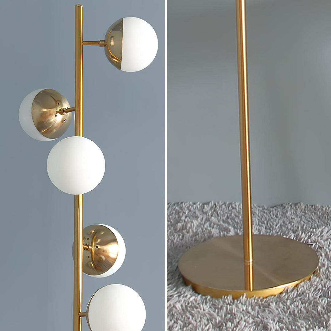 Valentina floor lamp, modern metal ceramic lighting fixture
