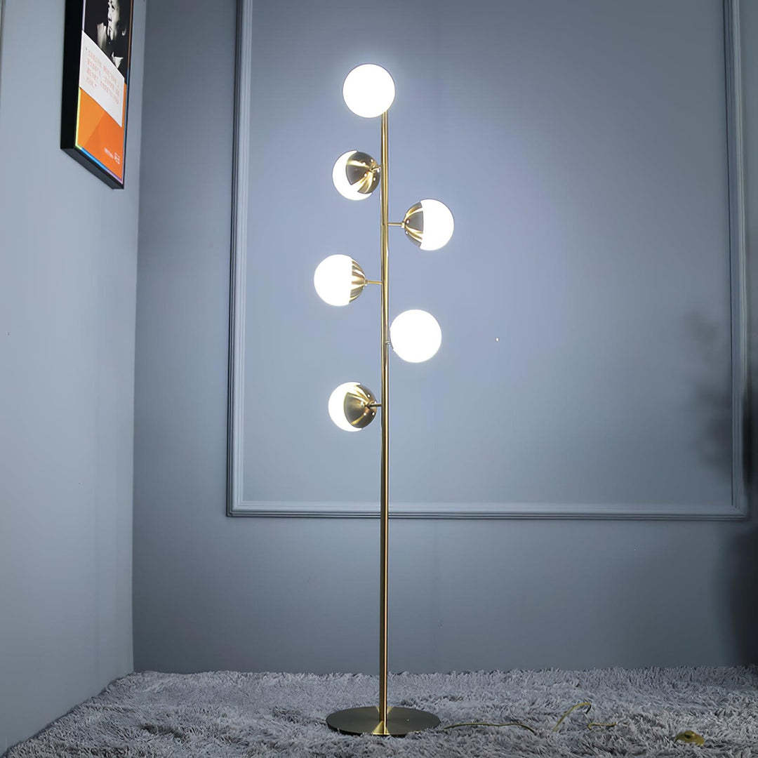 Valentina Floor Lamp Ball Shade, Indoor Lighting