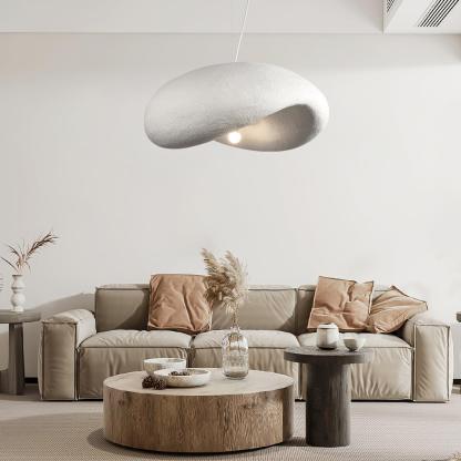 Cloud Pendant Light Byers in Modern Living Room