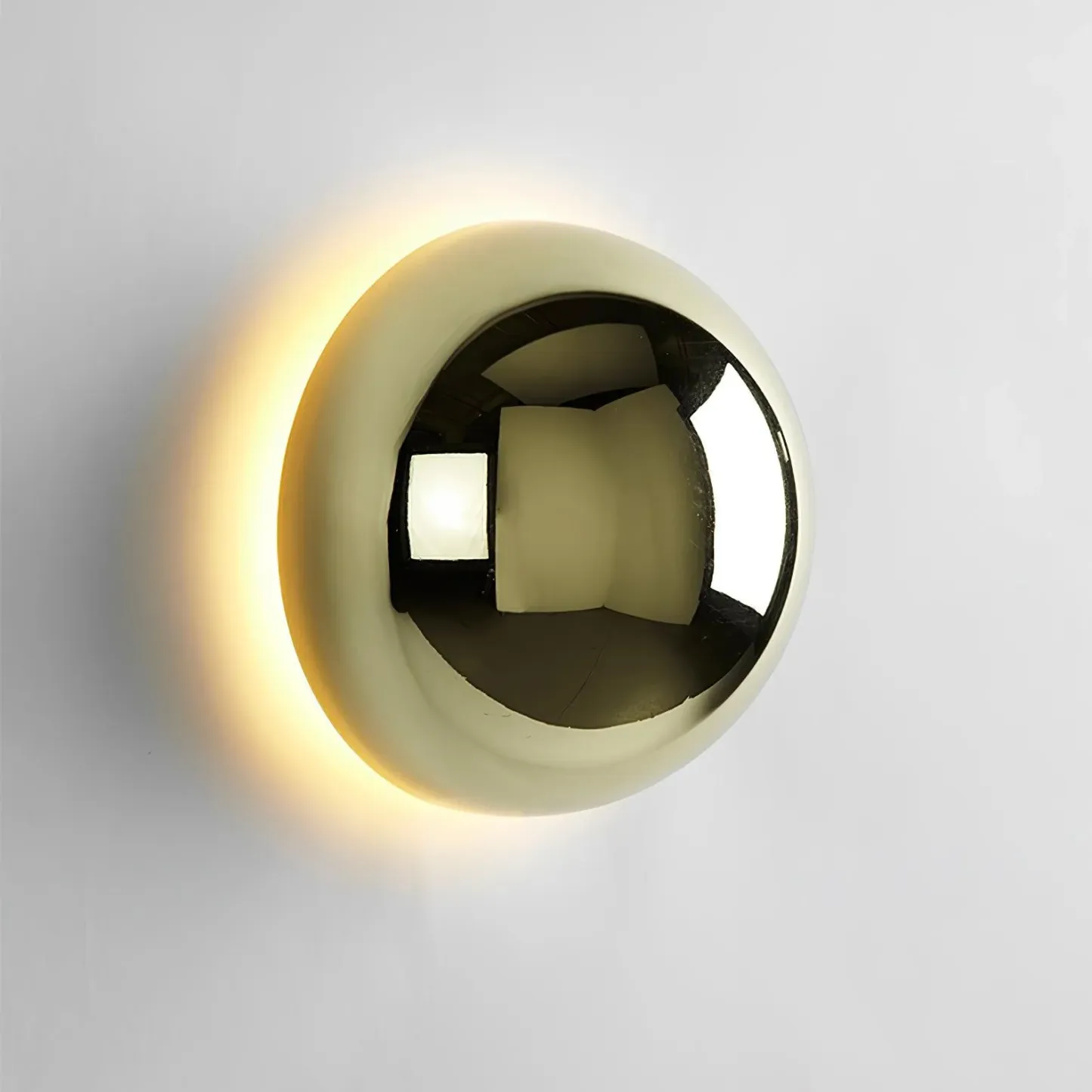 Orr Modern Unusual Sphere Metal Wall Light Bedroom Hallway Living Room