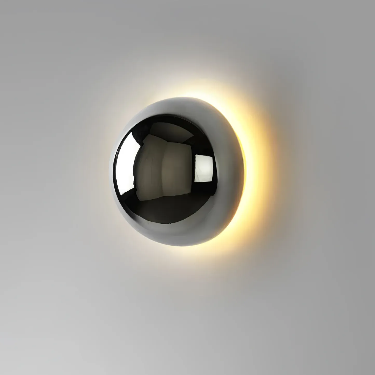 Orr Modern Unusual Sphere Metal Wall Light Bedroom Hallway Living Room
