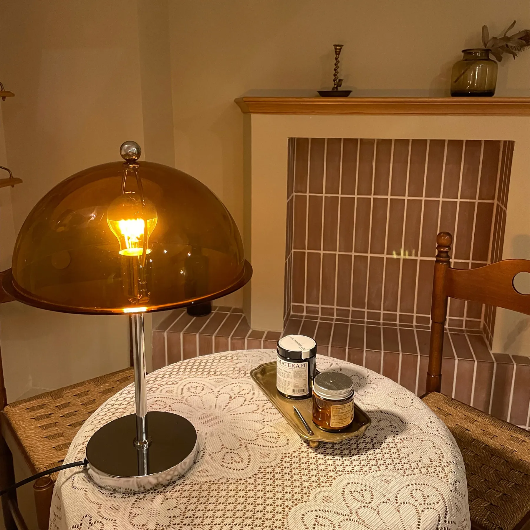 Hailie Vintage Living Room Table Lamp