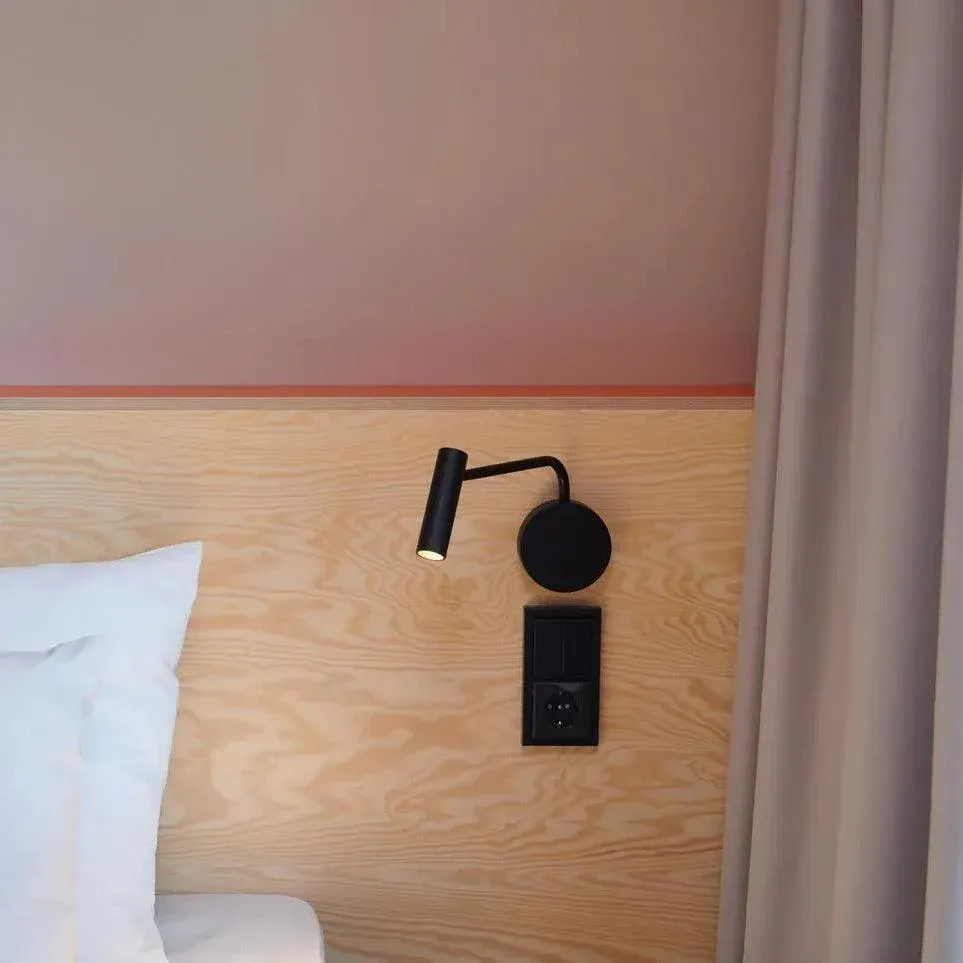 Modern Minimalist LED Metal Wall Light Bedroom Study Room | Las Sola