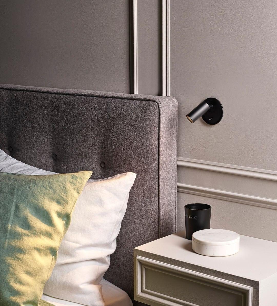 Edge Modern Minimalism Metal Wall Light Read Study Room Bedroom