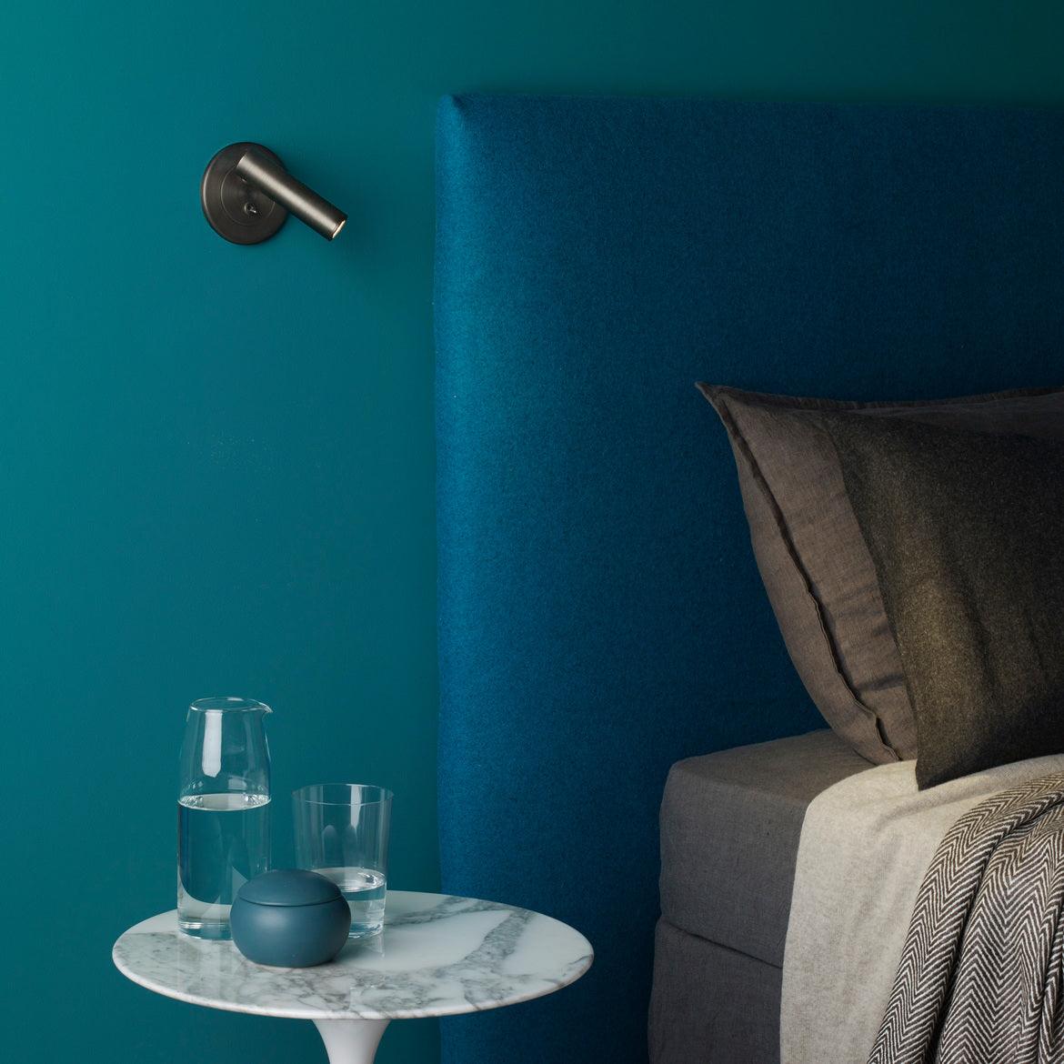 Edge Modern Minimalism Metal Wall Light Read Study Room Bedroom