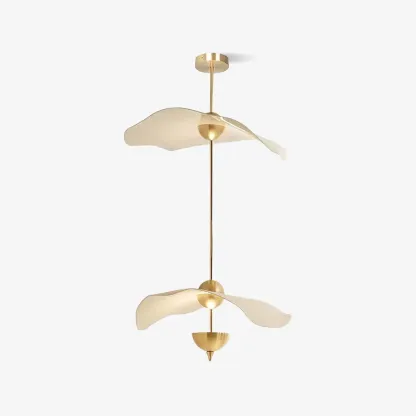 Carins Modern Gold Metal Acrylic Pendant Light Bedroom Living Room