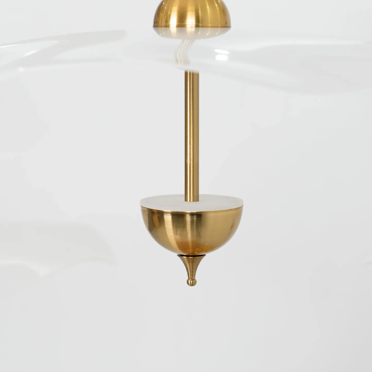 Carins Modern Gold Metal Acrylic Pendant Light Bedroom Living Room