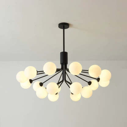 Valentina LED Chandelier with globe lights