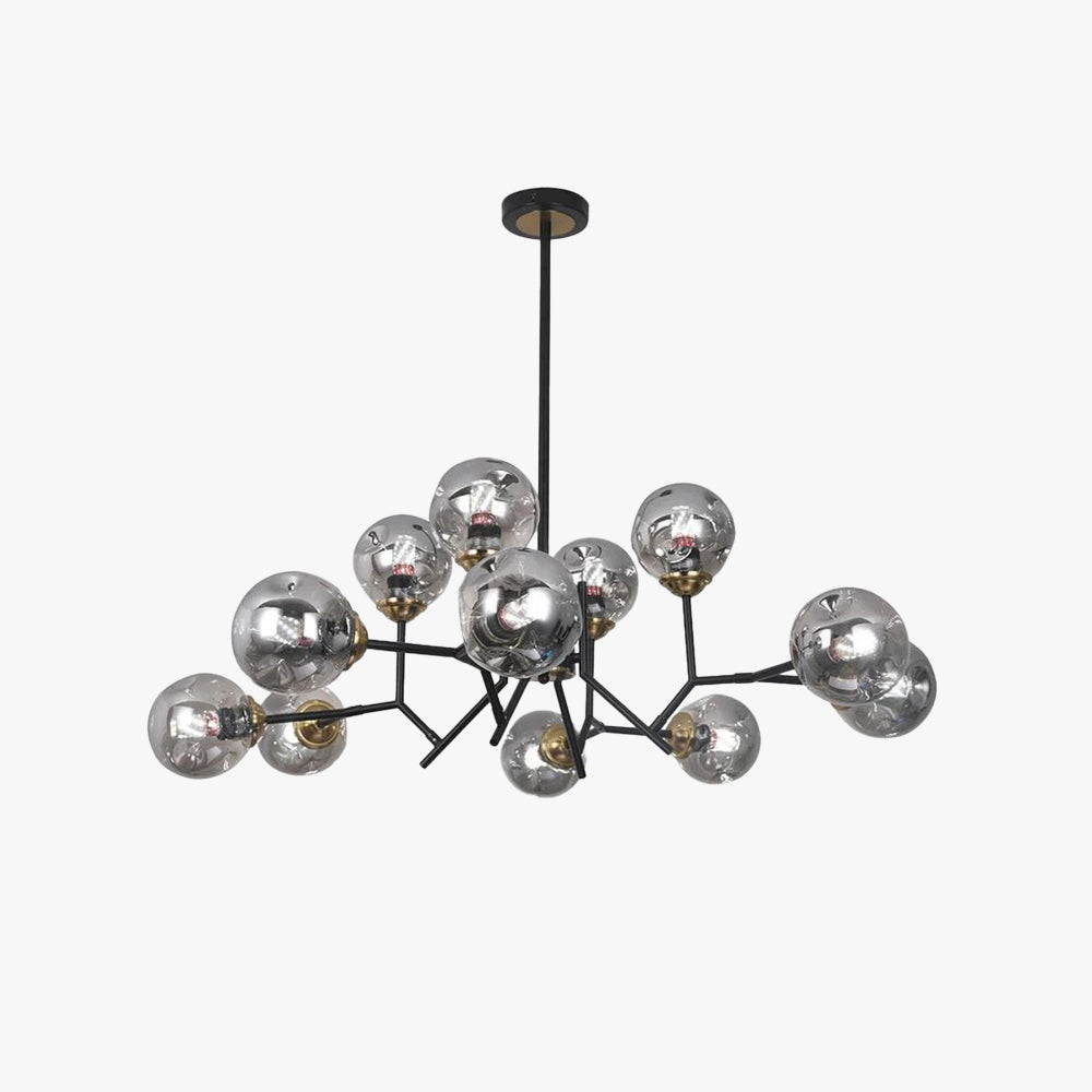 Valentina Modern Nordic Pendant Light - Metal and Glass