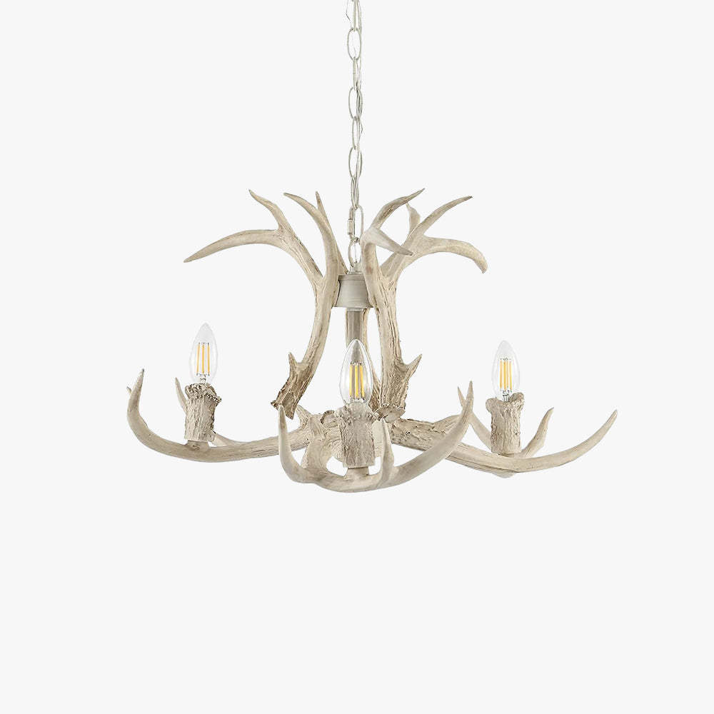 Silva Retro LED Pendant Light with Antler Design