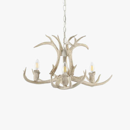Silva Retro LED Pendant Light with Antler Design