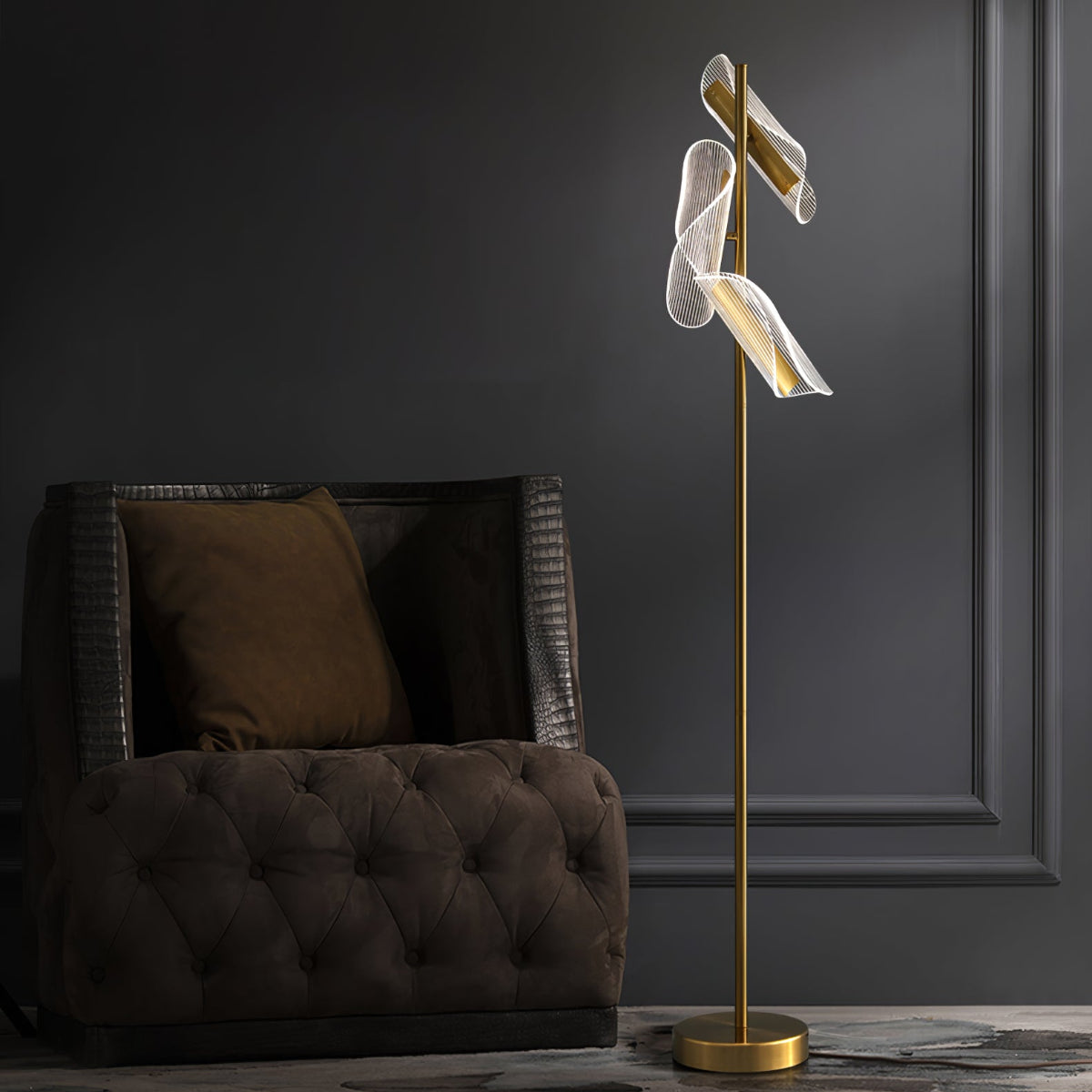 Salgado Floor Lamp in Living Room