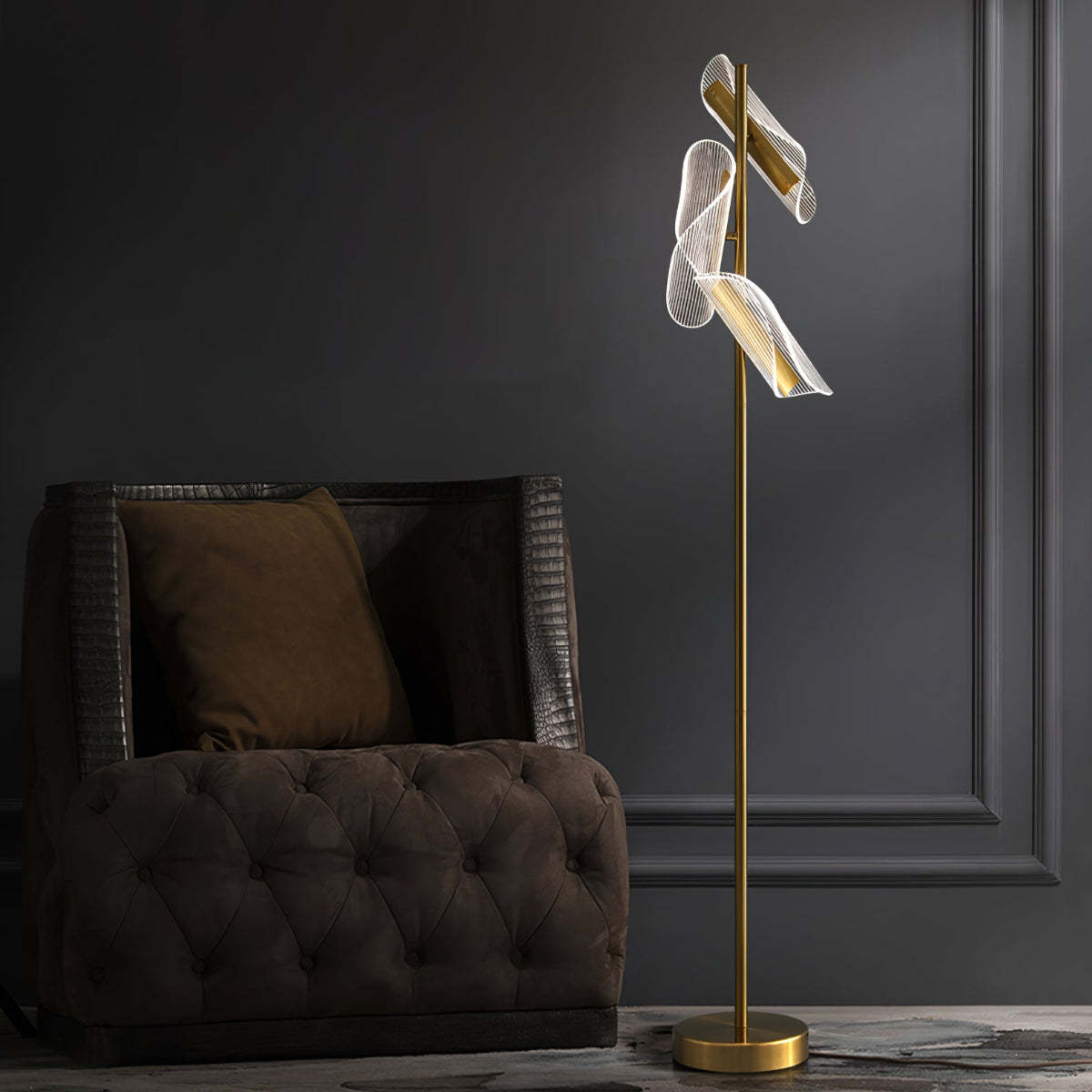 Salgado Floor Lamp in Living Room