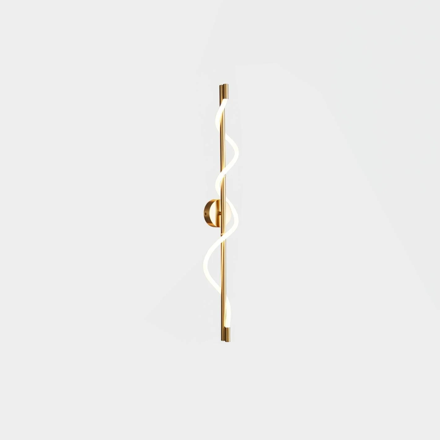 Valentina Modern Flexible Curve Metal Wall Light Living Room Bedroom