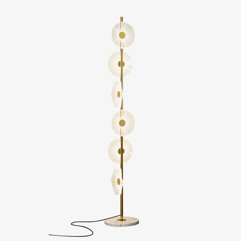 Modern Cairns Floor Lamp - Acrylic Bedroom Light