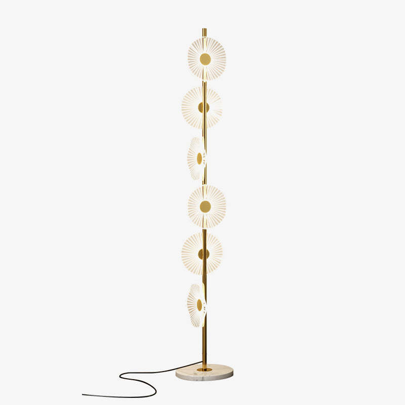 Modern Cairns Floor Lamp - Acrylic Bedroom Light