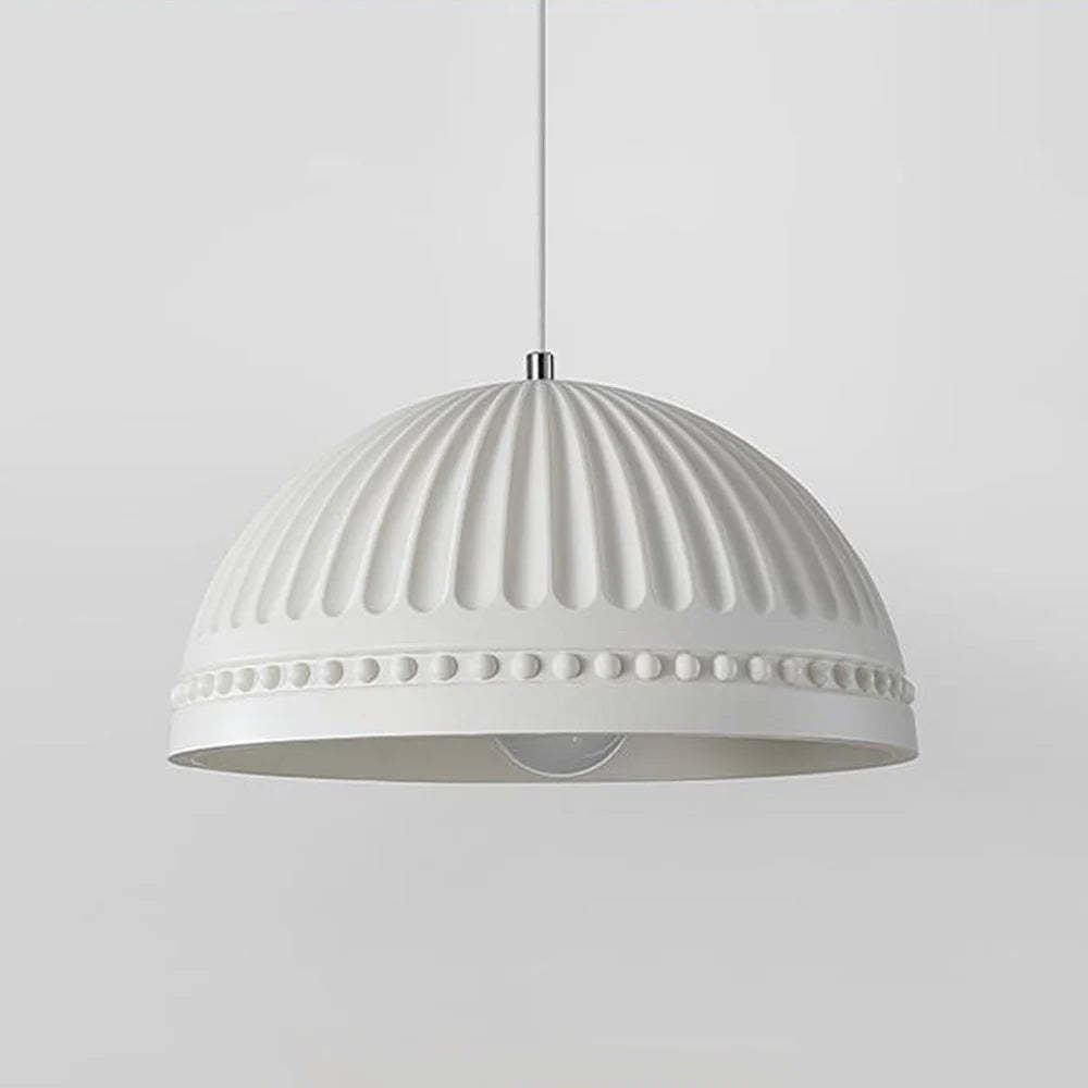 Elif Modern Pendant Light - White Resin Shade