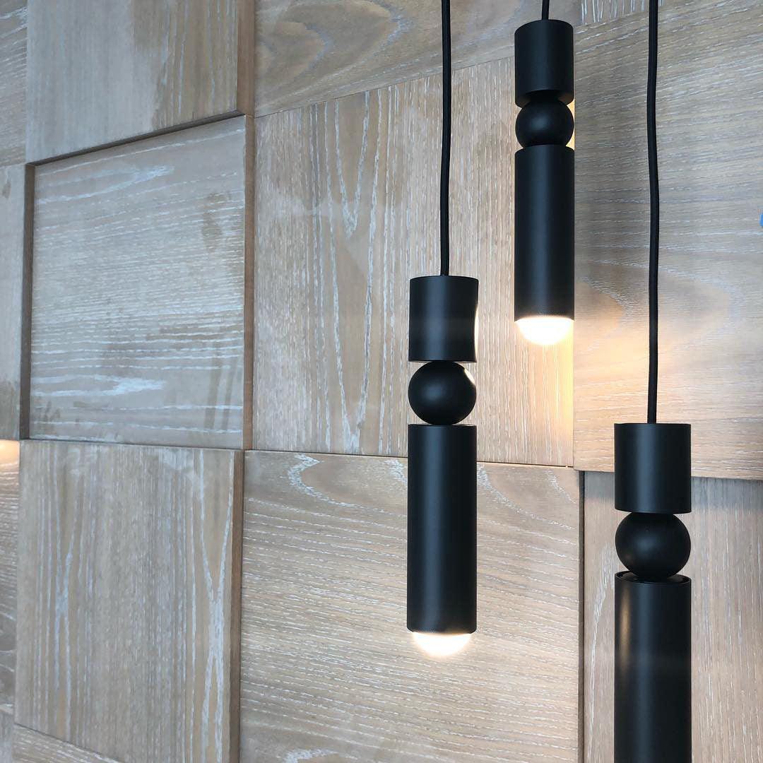 Edge Modern Minimalism Metal Pendant Light Living Dining Room Bedroom