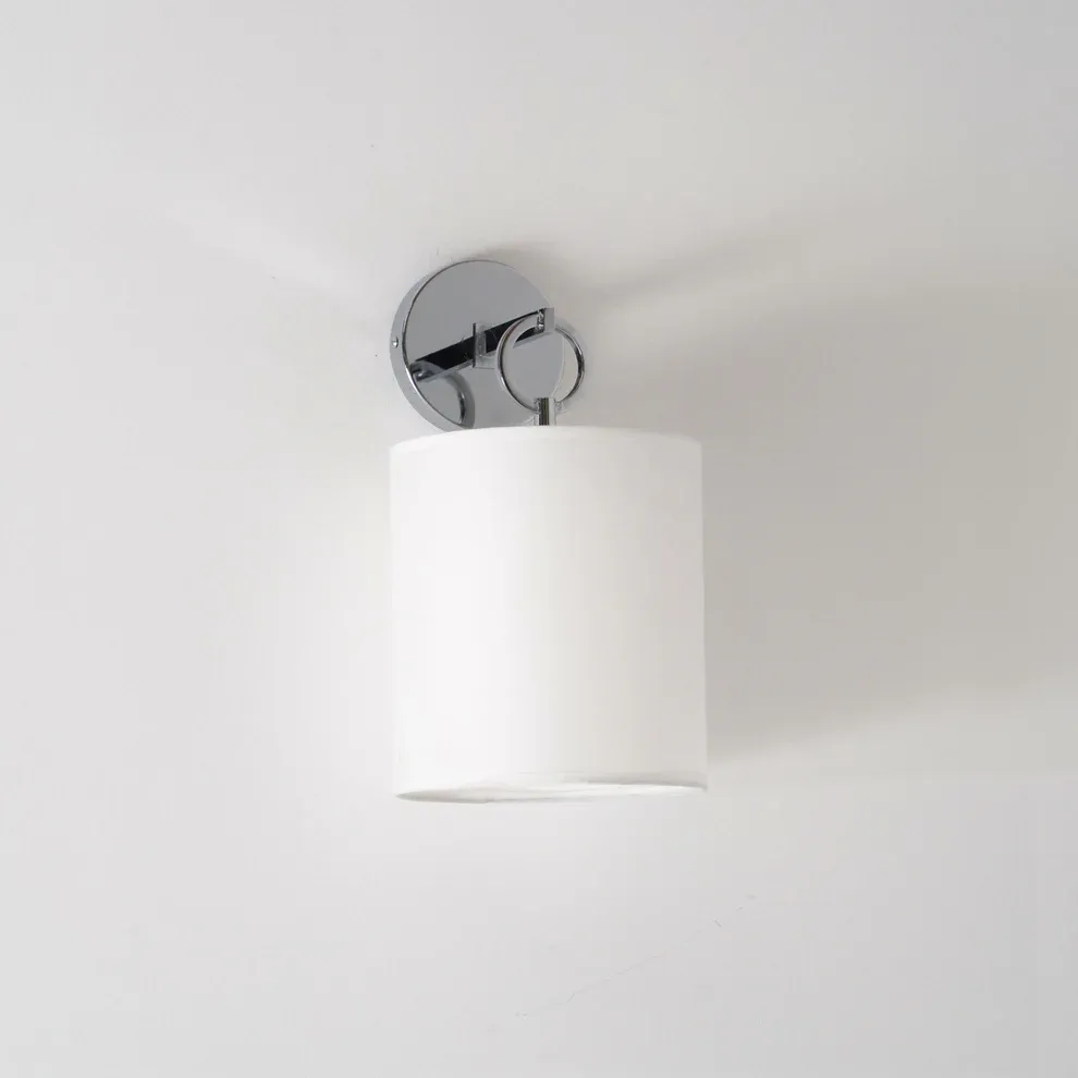 Austin Cylindrical Fabric Shade Wall Lamp