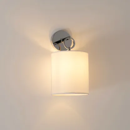 Austin Cylindrical Fabric Shade Wall Lamp