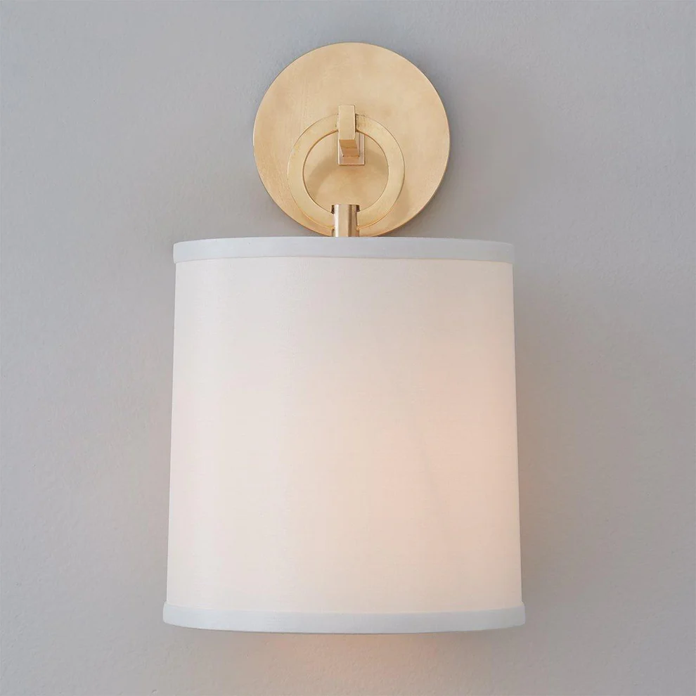 Austin Cylindrical Fabric Shade Wall Lamp