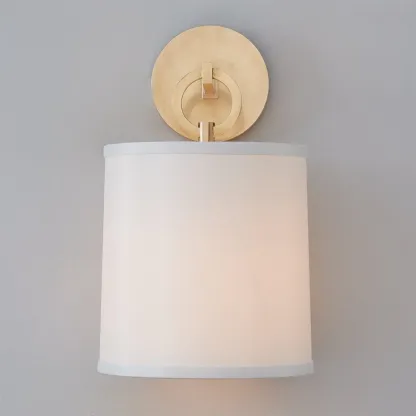 Austin Cylindrical Fabric Shade Wall Lamp
