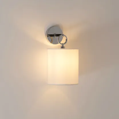 Austin Cylindrical Fabric Shade Wall Lamp