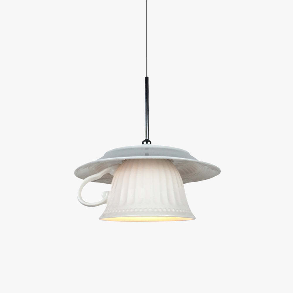 Hailie Nordic Tea Cup Ceramic Pendant Light