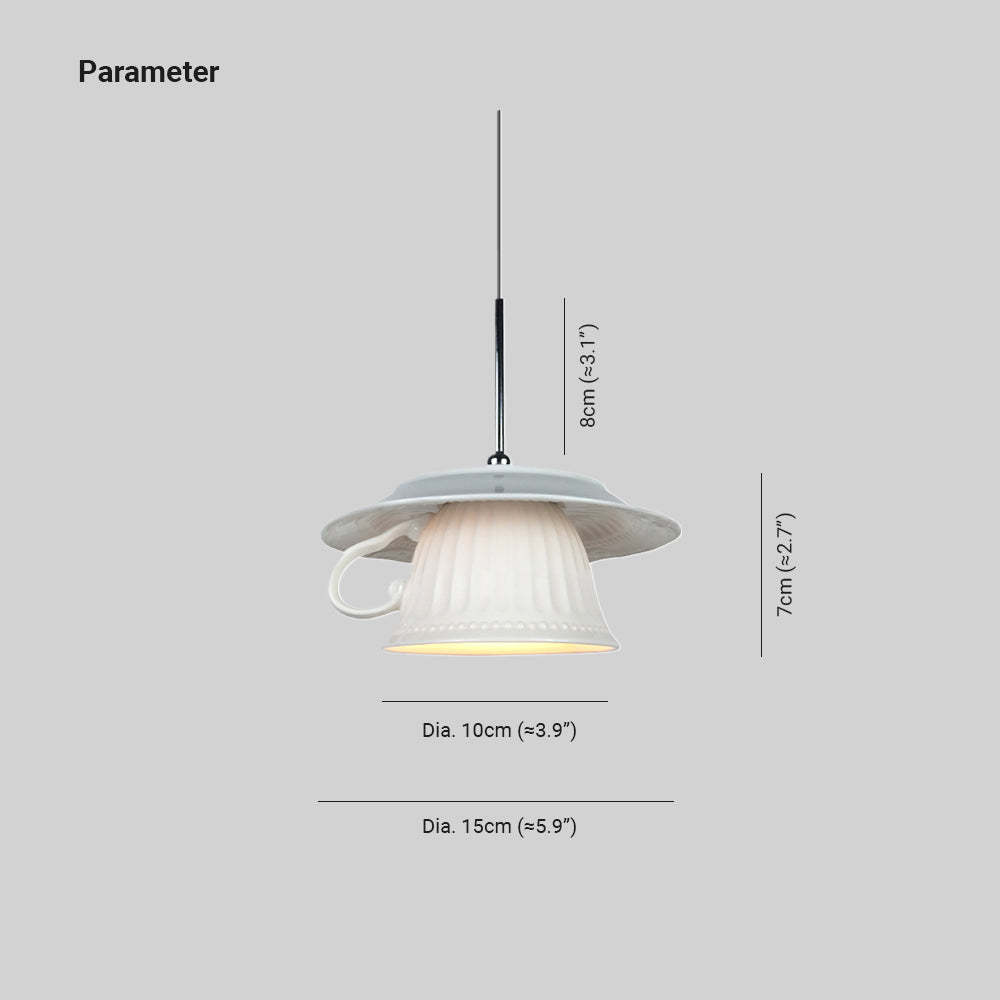 Hailie Nordic Pendant Light Dimensions