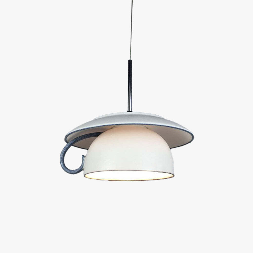 Hailie Nordic Cup Ceramic LED Pendant Light - Bedroom Lighting