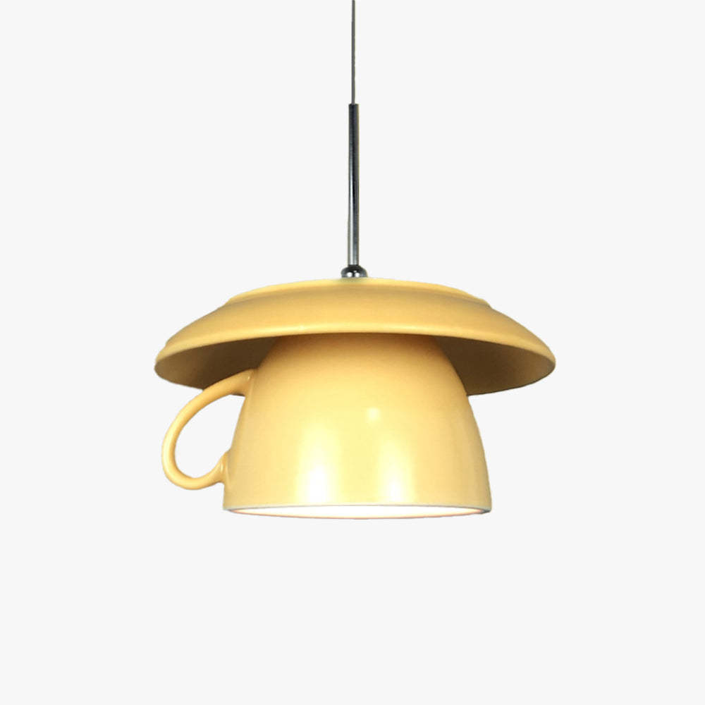 Hailie Pop Art Cup Ceramic LED Pendant Light