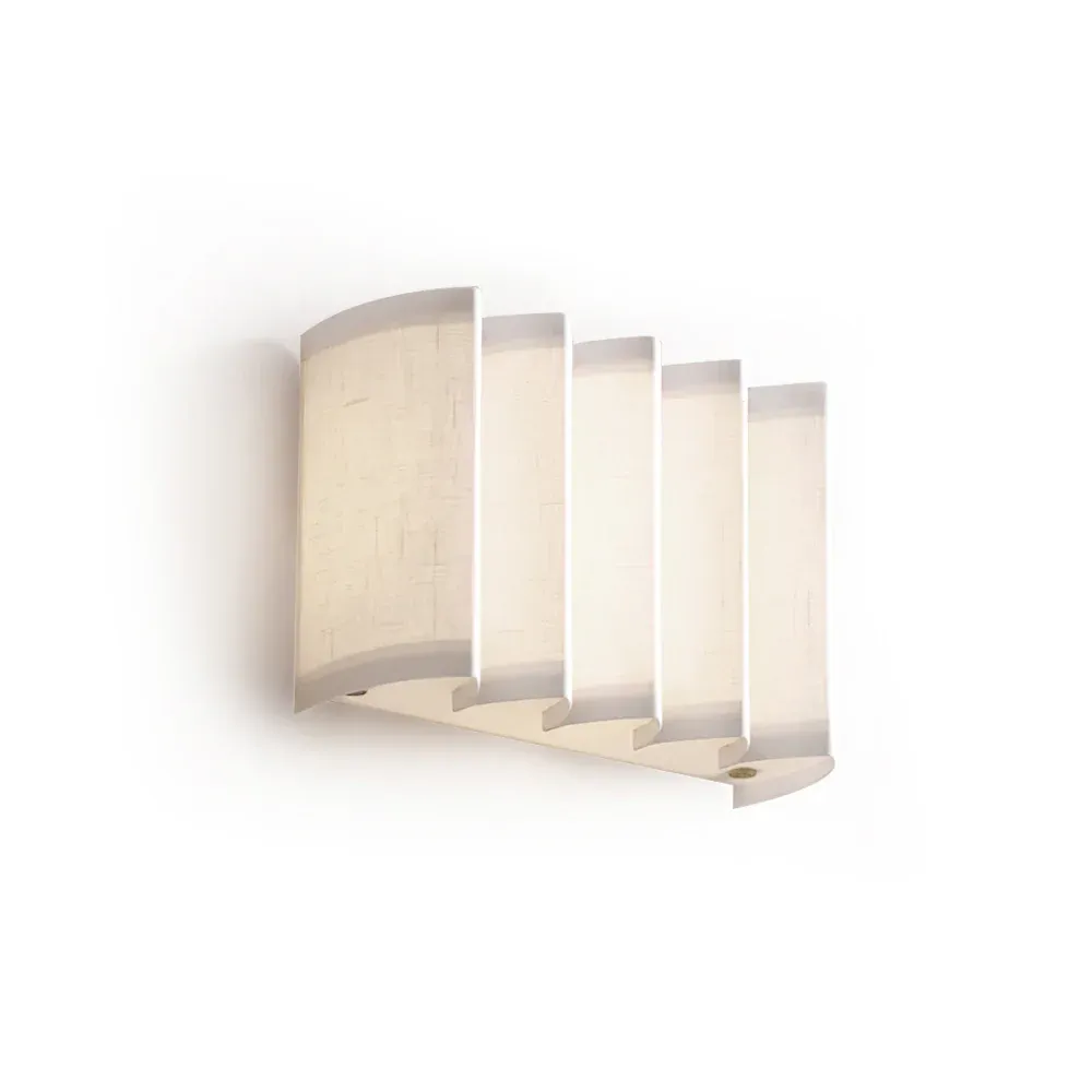 Natural Fabric Wall Lamp Dining Room Bedroom Study Room | Las Sola