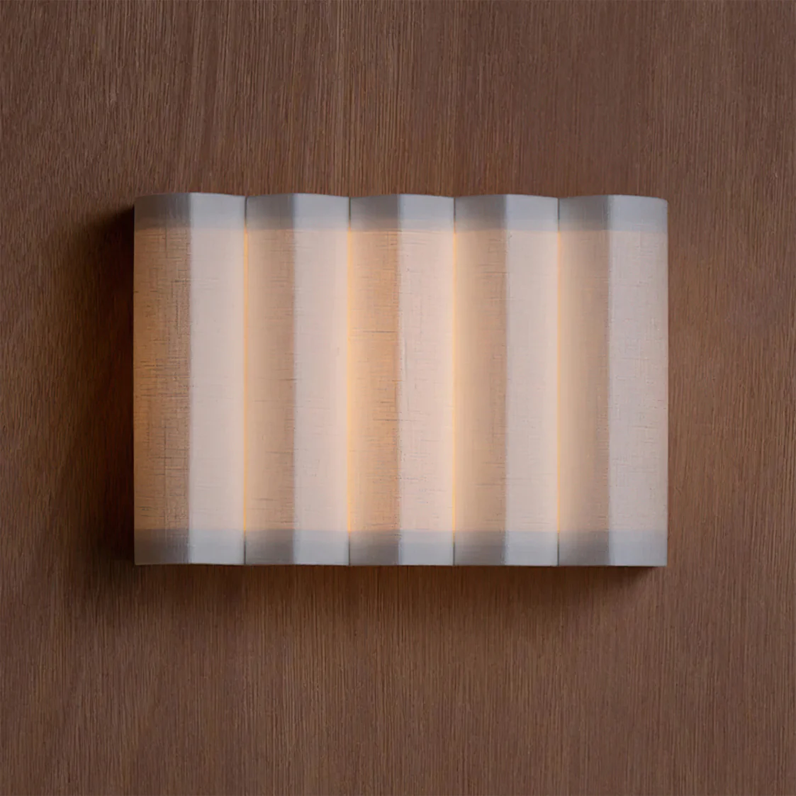 Renee Wall Lamp, Fabric Shade, Warm Lighting