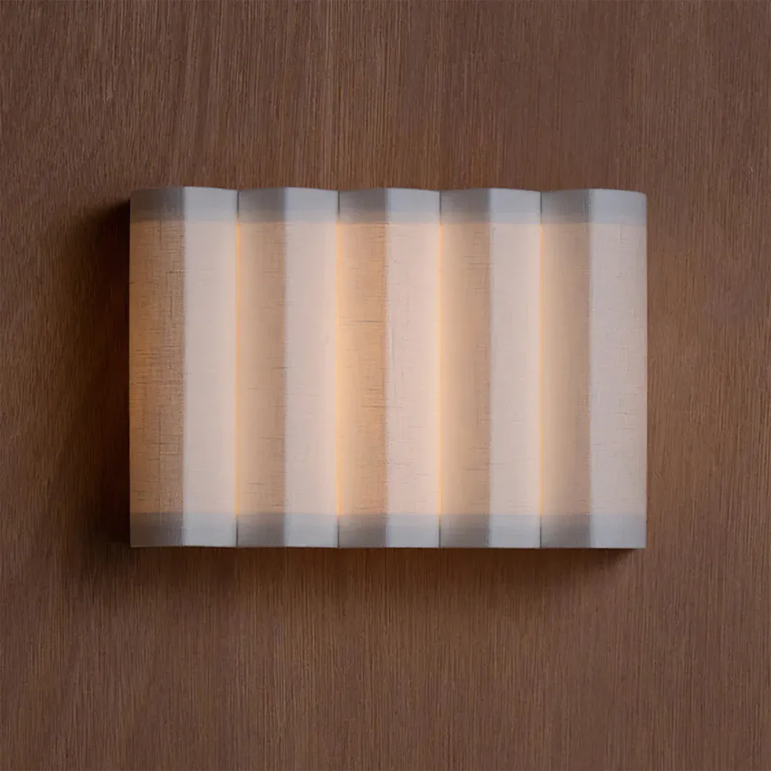 Renee Wall Lamp, Fabric Shade, Warm Lighting