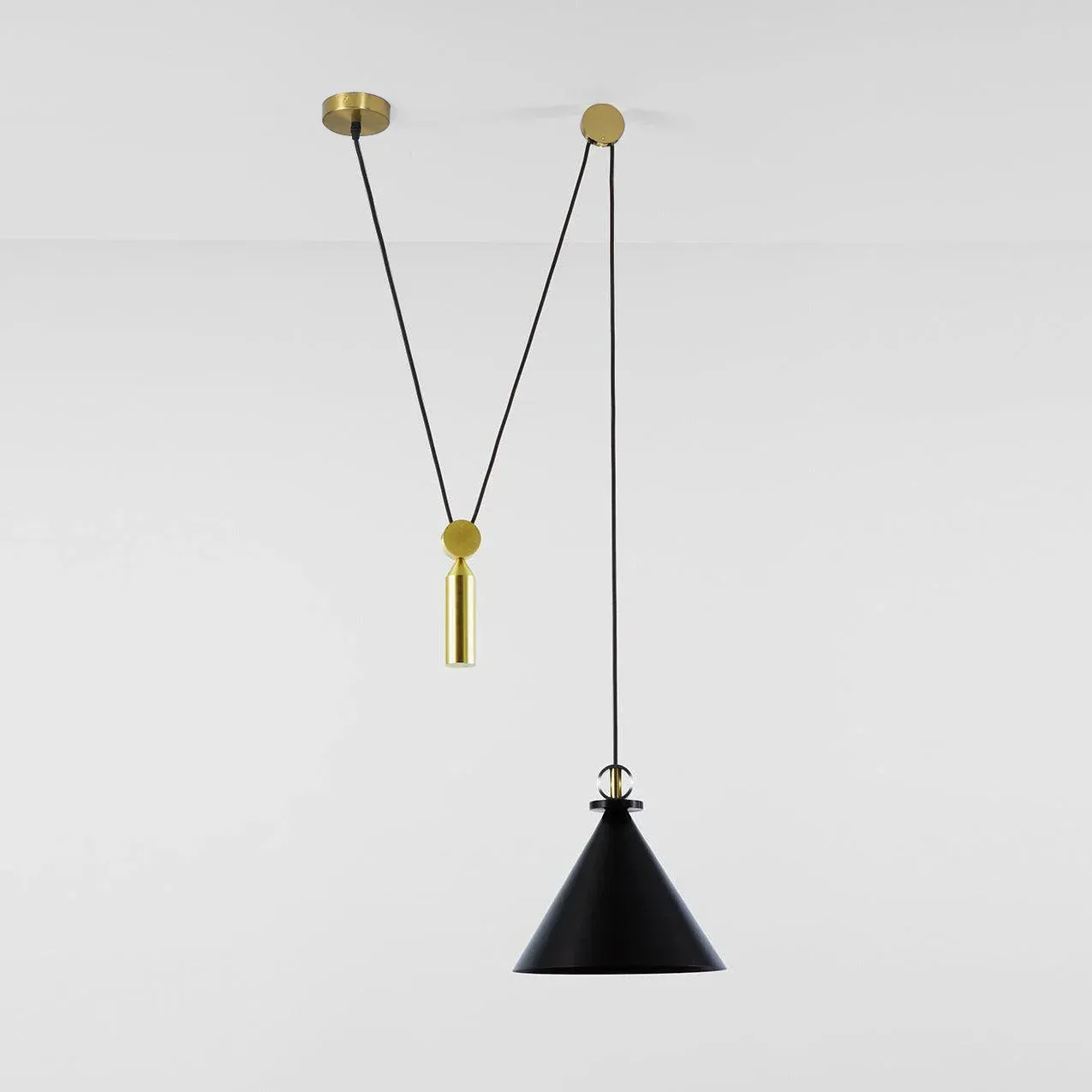 Unusual Metal Glass Pendant Light Bedroom Living Room | Las Sola