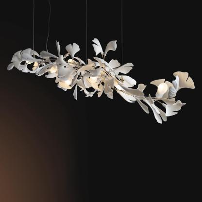 Olivia CeraFall Modern Art Deco Organic Chandelier Metal Ceramics