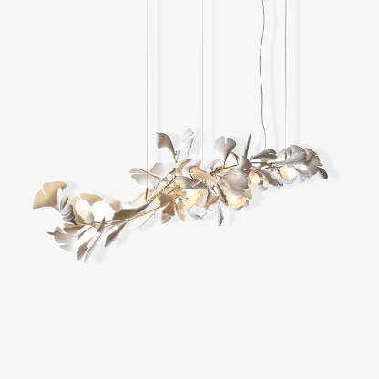Olivia CeraFall Modern Art Deco Organic Chandelier Metal Ceramics