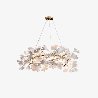 Olivia GinkLuxe Modern Golden LED Chandelier