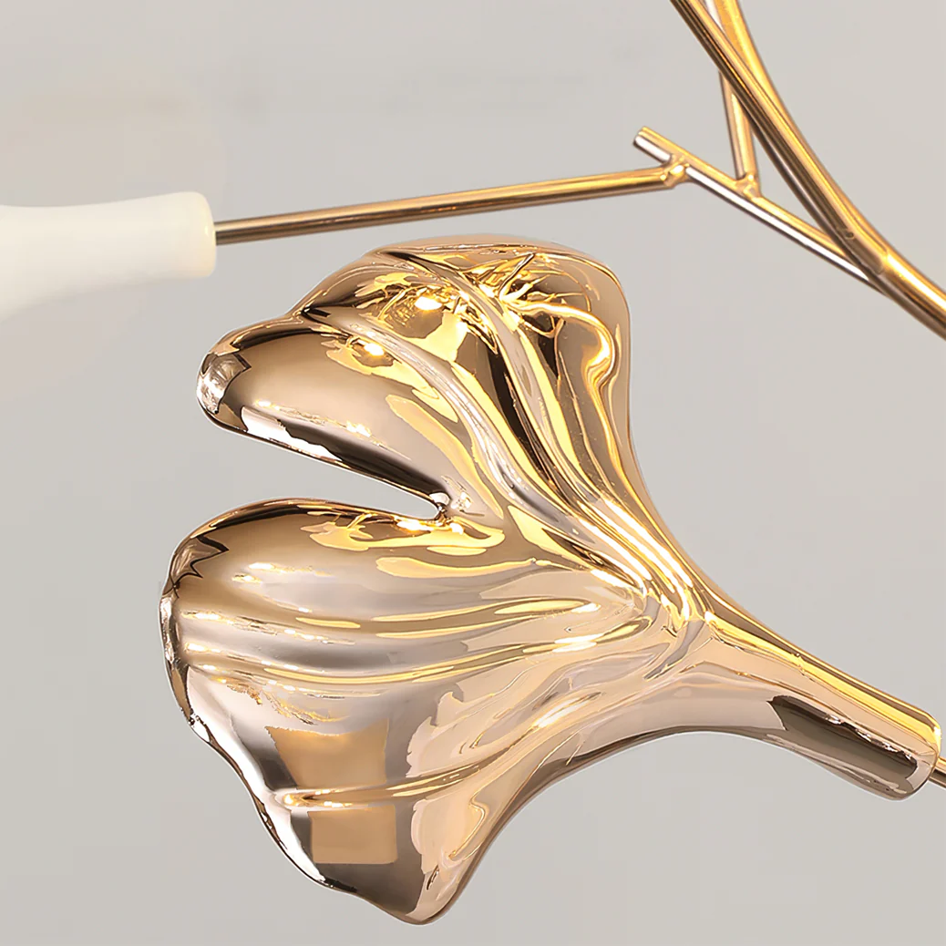 Olivia Gingko Ceramics Floor Lamp