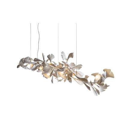 Olivia CeraFall Modern Art Deco Organic Chandelier Metal Ceramics