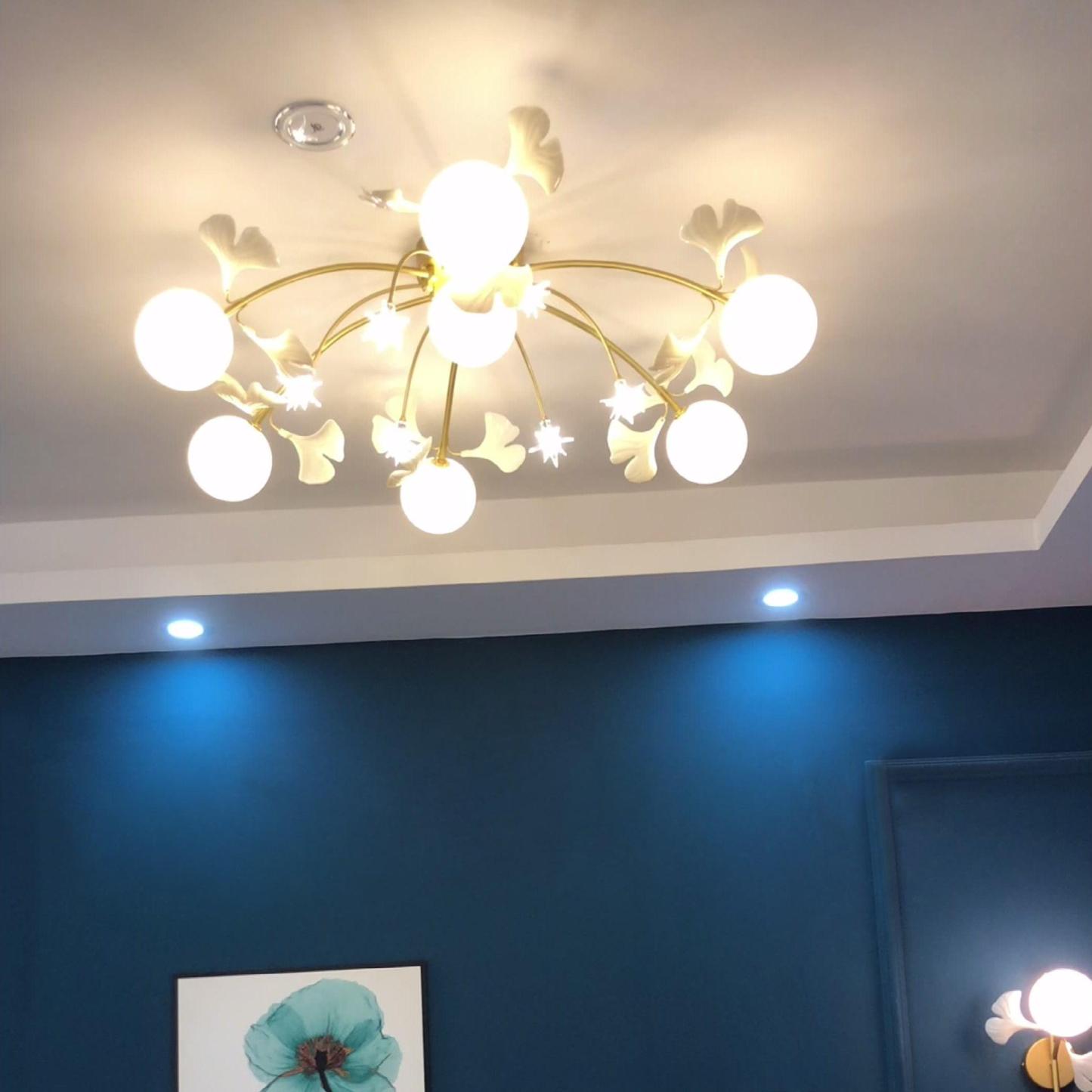 Olivia Nordic Ceiling Light in modern interior