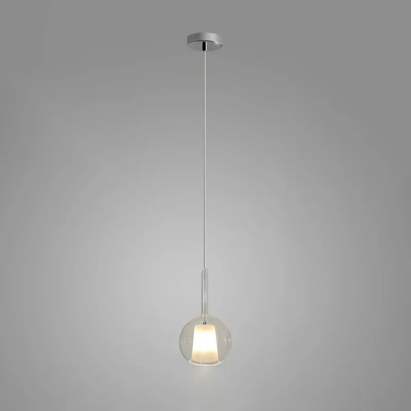 Modern Round Glass Pendant Light Shades Bedroom Living Room | Las Sola