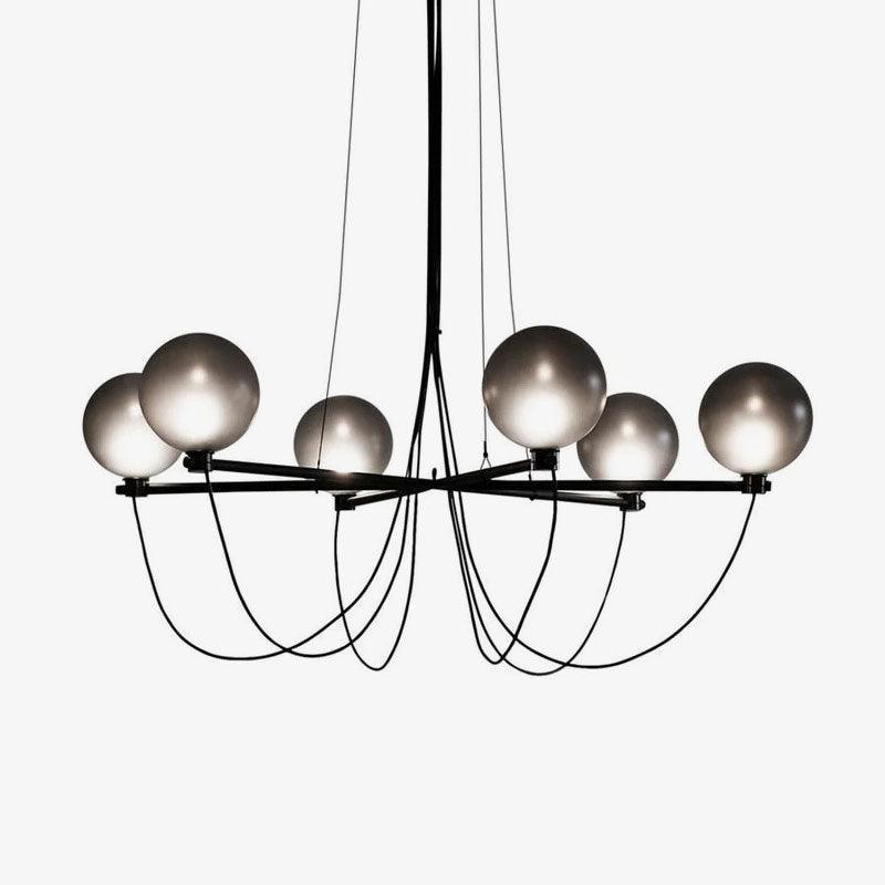 Valentina Nordic Modern Glass Ball Chandelier