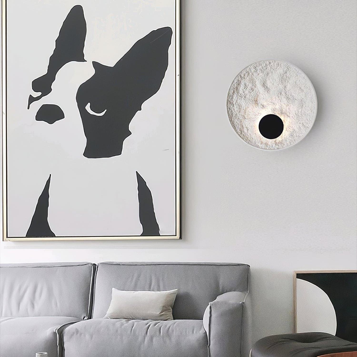Modern Byers wall lamp and interior decor