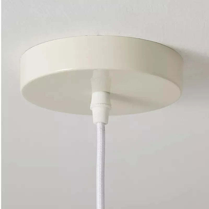 Cream Cairns Pendant Light Ceiling Mount Detail