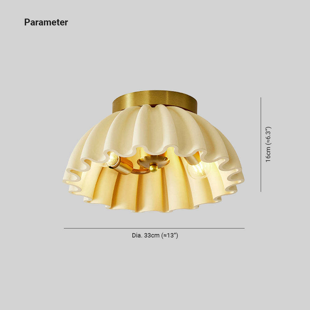 Byers Nordic Modern Ceiling Light - Dimensions