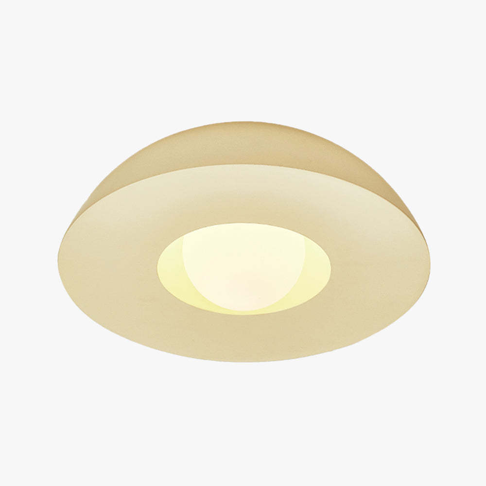 Modern LED Indoor Wall Lamp, Milky Coffee Glass