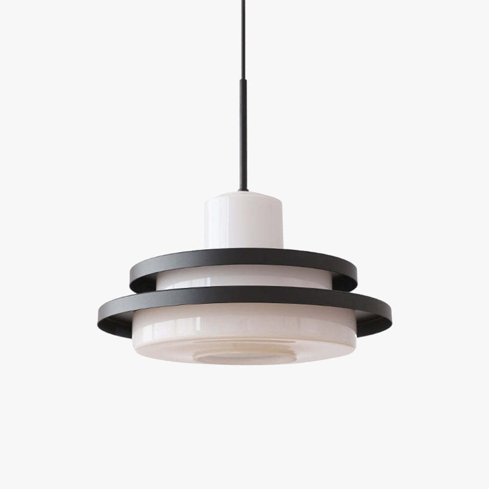 Hailie Middle Century Bauhaus Pendant Light | Glass Pendant Light