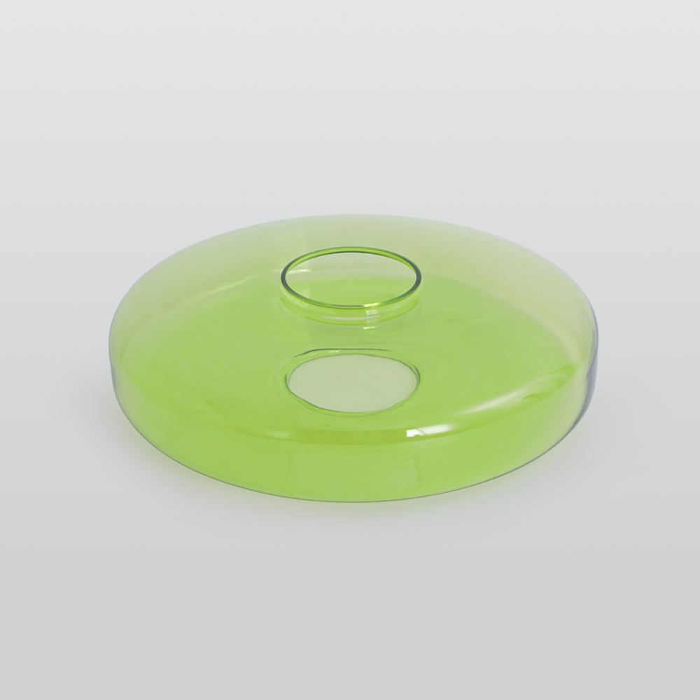 Green glass pendant light shade - Hailie model